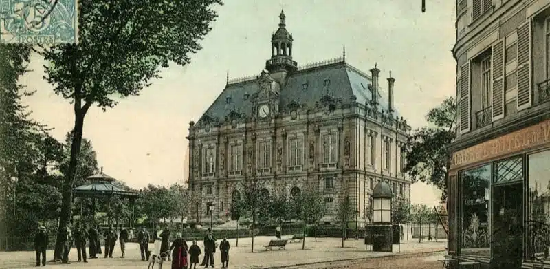 carte postale de la mairie d'Ivry