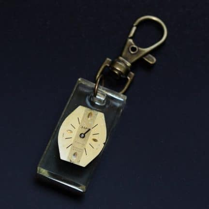 porte clés steampunk montre