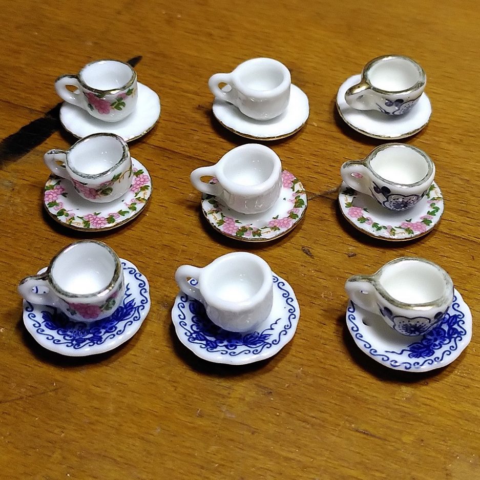boucles d'oreille vaisselle Alice au pays des merveilles boucles d'oreille Vaisselle d'Alice la Manufacture de Lady S.