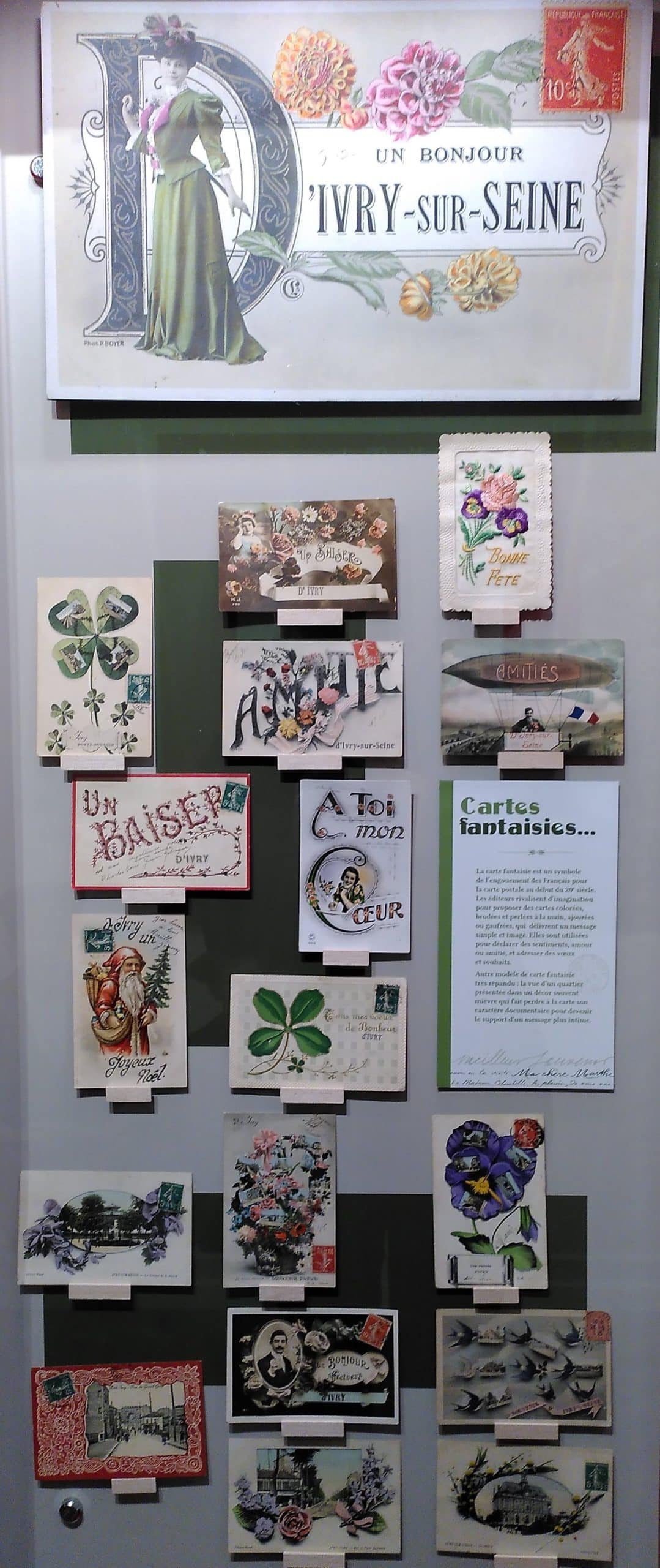 cartes postales cabinet de curiosités ivry sur seine