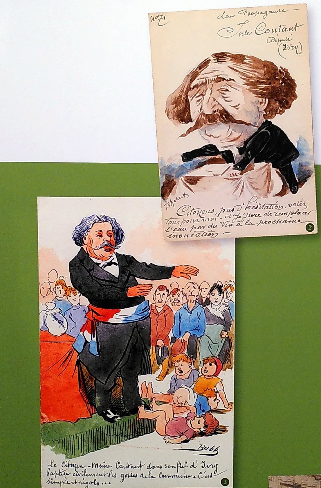 cartes postales cabinet de curiosités ivry sur seine - Jules Coutant
