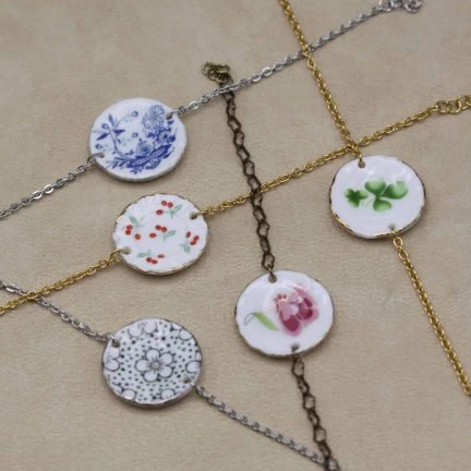 bracelet assiette à dessert - l'heure du thé - la Manufacture de Lady S - bijoux steampunk