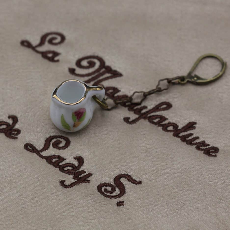 boucle d'oreille sucrier - l'heure du thé - la Manufacture de Lady S - bijoux steampunk