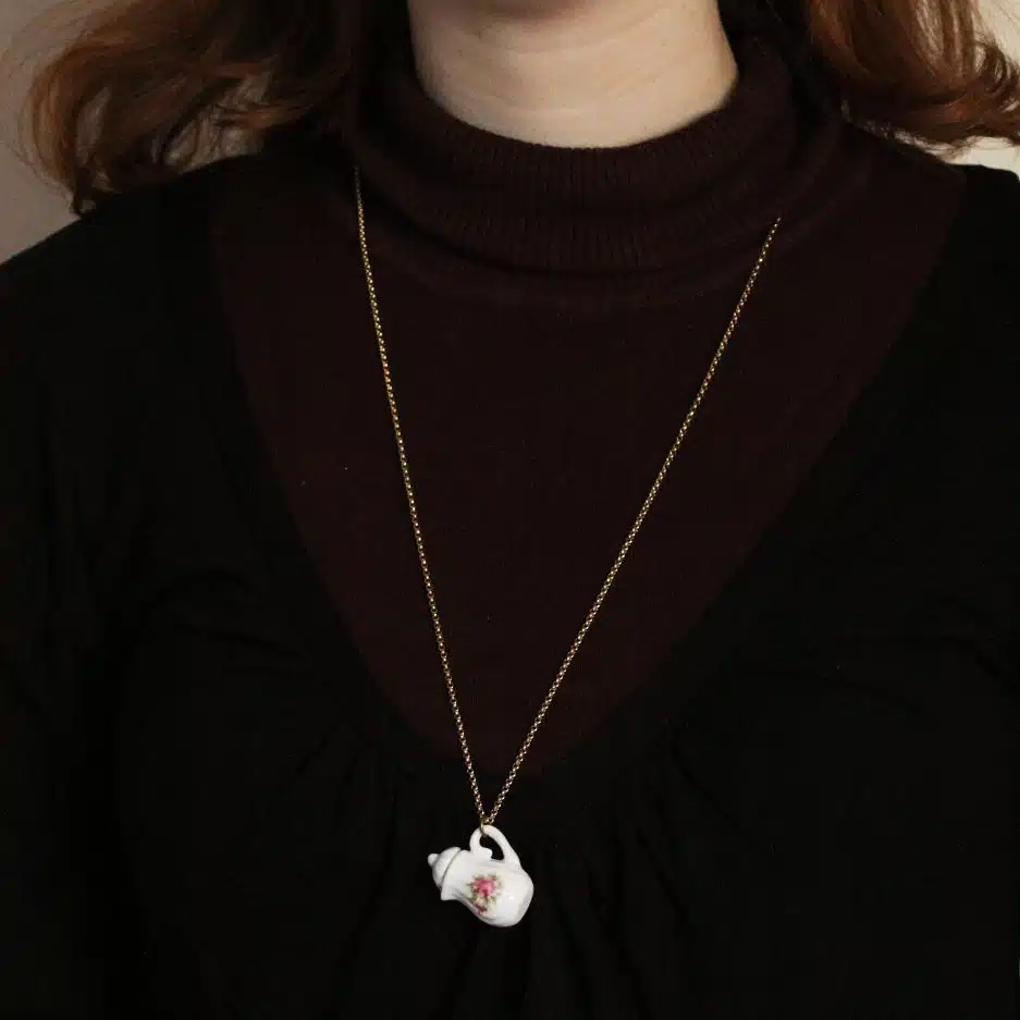 pendentif théière - l'heure du thé - la Manufacture de Lady S - bijoux steampunk