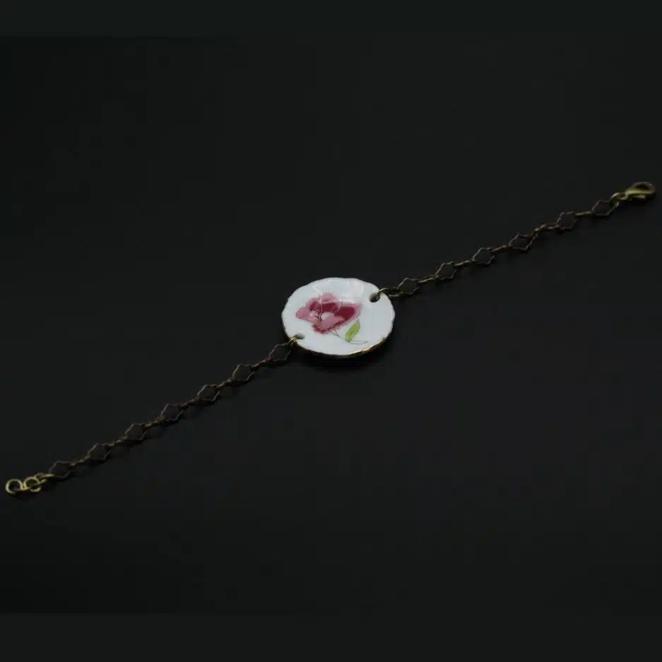 bracelet assiette à dessert - l'heure du thé - la Manufacture de Lady S - bijoux steampunk