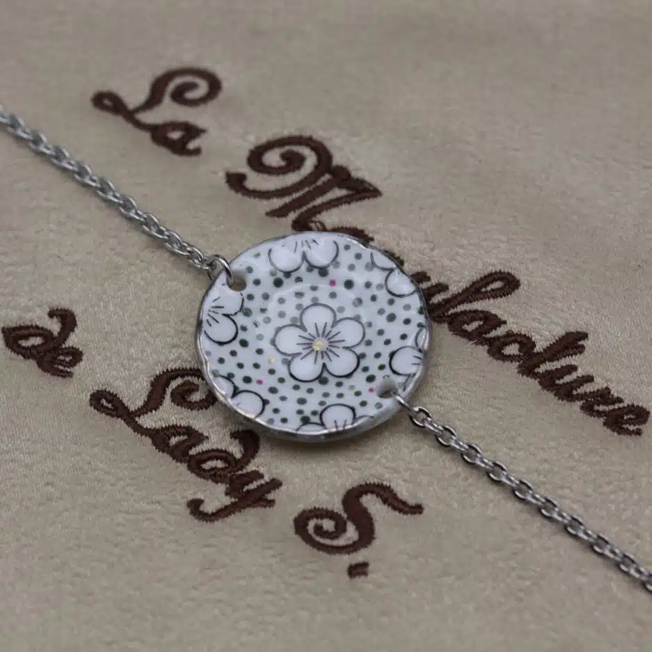 bracelet assiette à dessert - l'heure du thé - la Manufacture de Lady S - bijoux steampunk