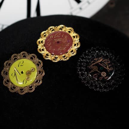 broche cadran de montre la manufacture de lady s