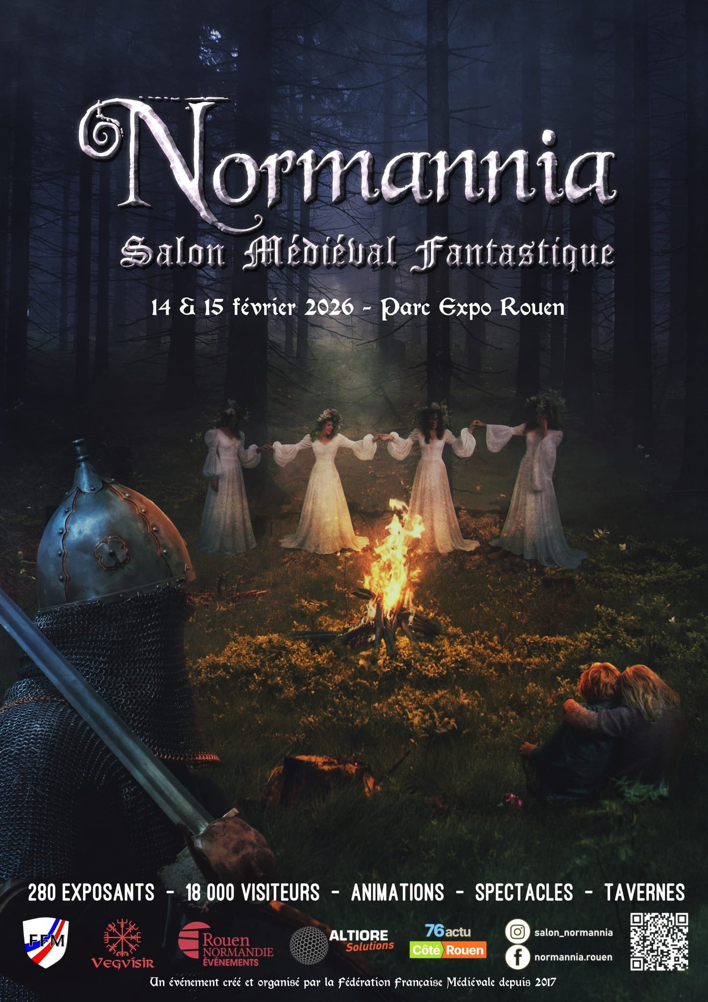Normannia salon médiéval fantastique 14 et 15 février 2026 à Rouen