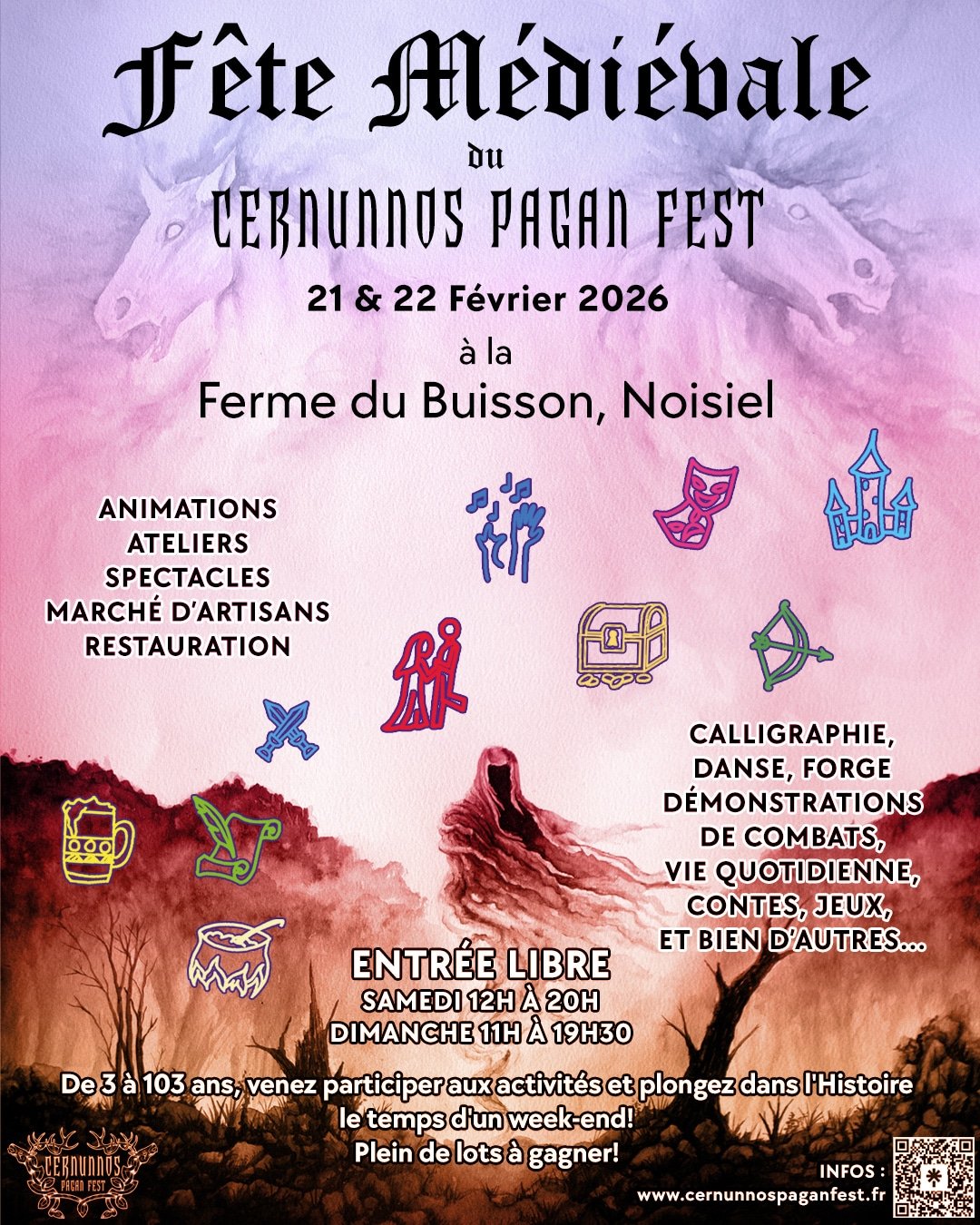 cernunnos pagan fest ferme du buisson 21 et 22 février 2026