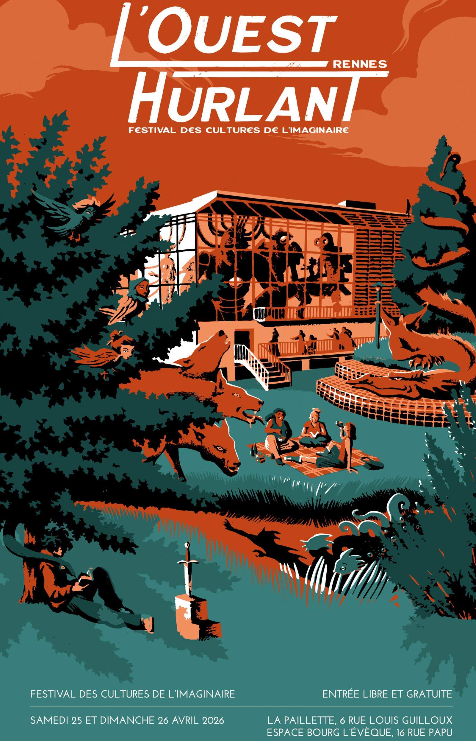 l-ouest-huralnt-festival-des-cultures-de-l-imaginaire-25-26-avril-2026-la-paillette-rennes L'ouest Hurlant salon de l'imaginaire à Rennes - la Paillette les 25 et 26 avril 2026