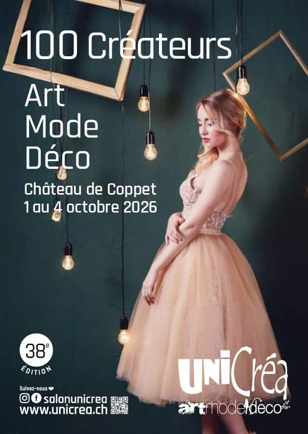 UNICréa au chateau de Coppet en Suisse du 1er au 4 octobre 2026