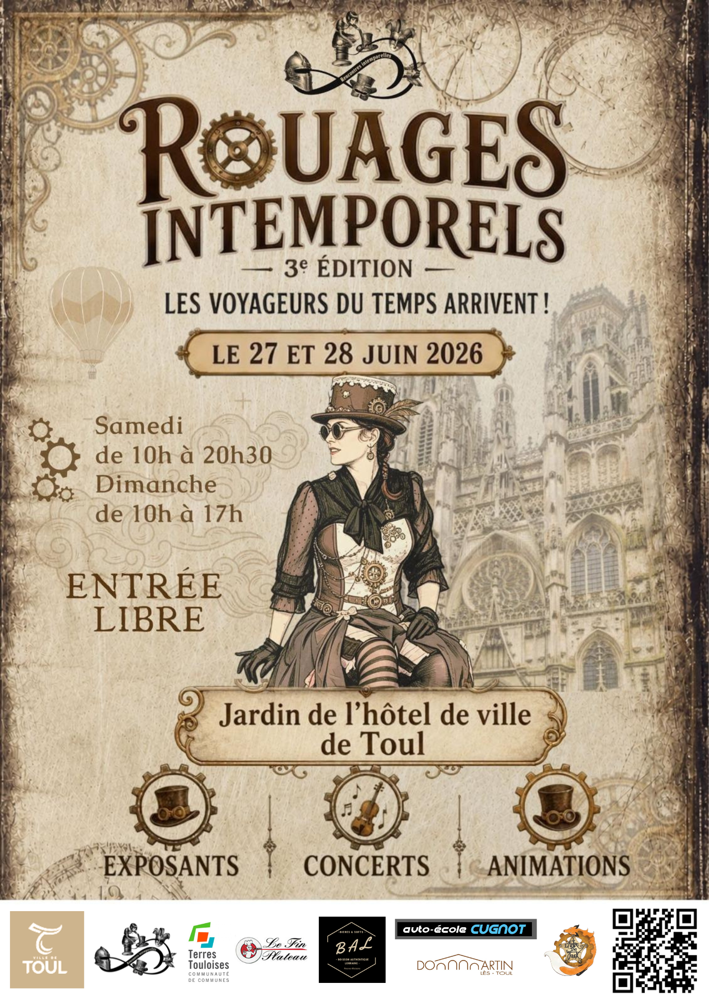 Rouages Intemporels à Toul les 27 et 28 juin 2026