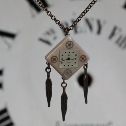 pendentif émaux de briare la Manufacture de Lady S bijou steampunk
