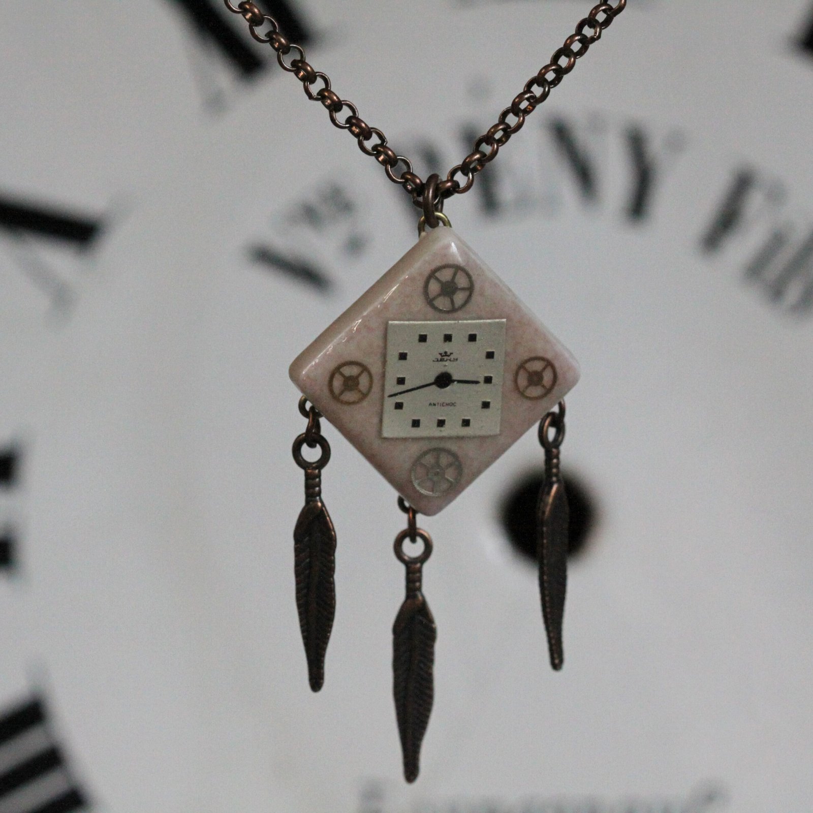 pendentif émaux de briare la Manufacture de Lady S bijou steampunk